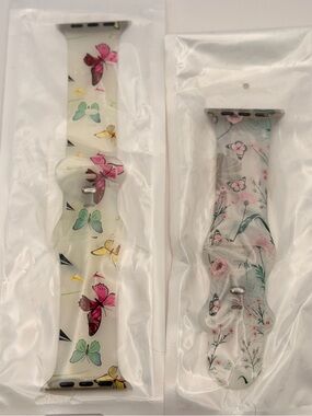 Apple Watch Band, Flower/butterfly Theme, 38/40/41mm, New